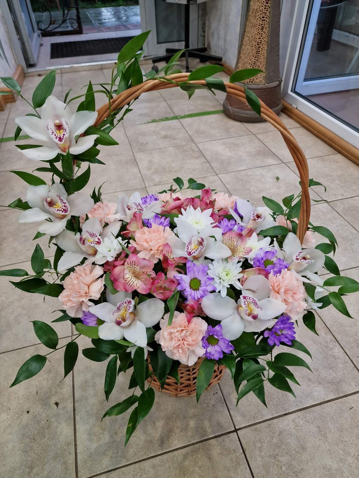 Композиции в корзинах